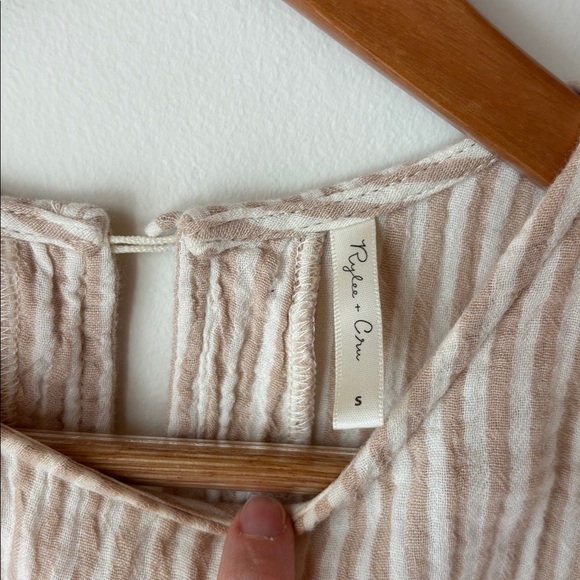 Rylee + Cru Tan Striped Dress - Picture 5 of 7